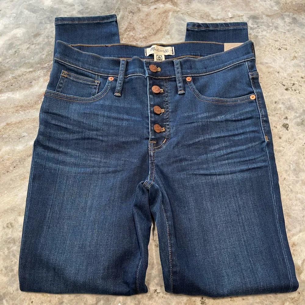 Madewell 9” Mid Rise Skinny Jeans - Picture 2 of 12